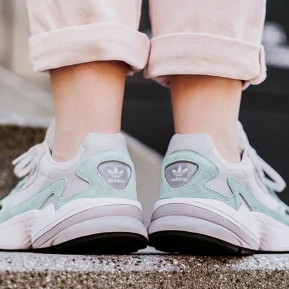 Adidas Falcon Mint and White Sneakers - Picture 8 of 13